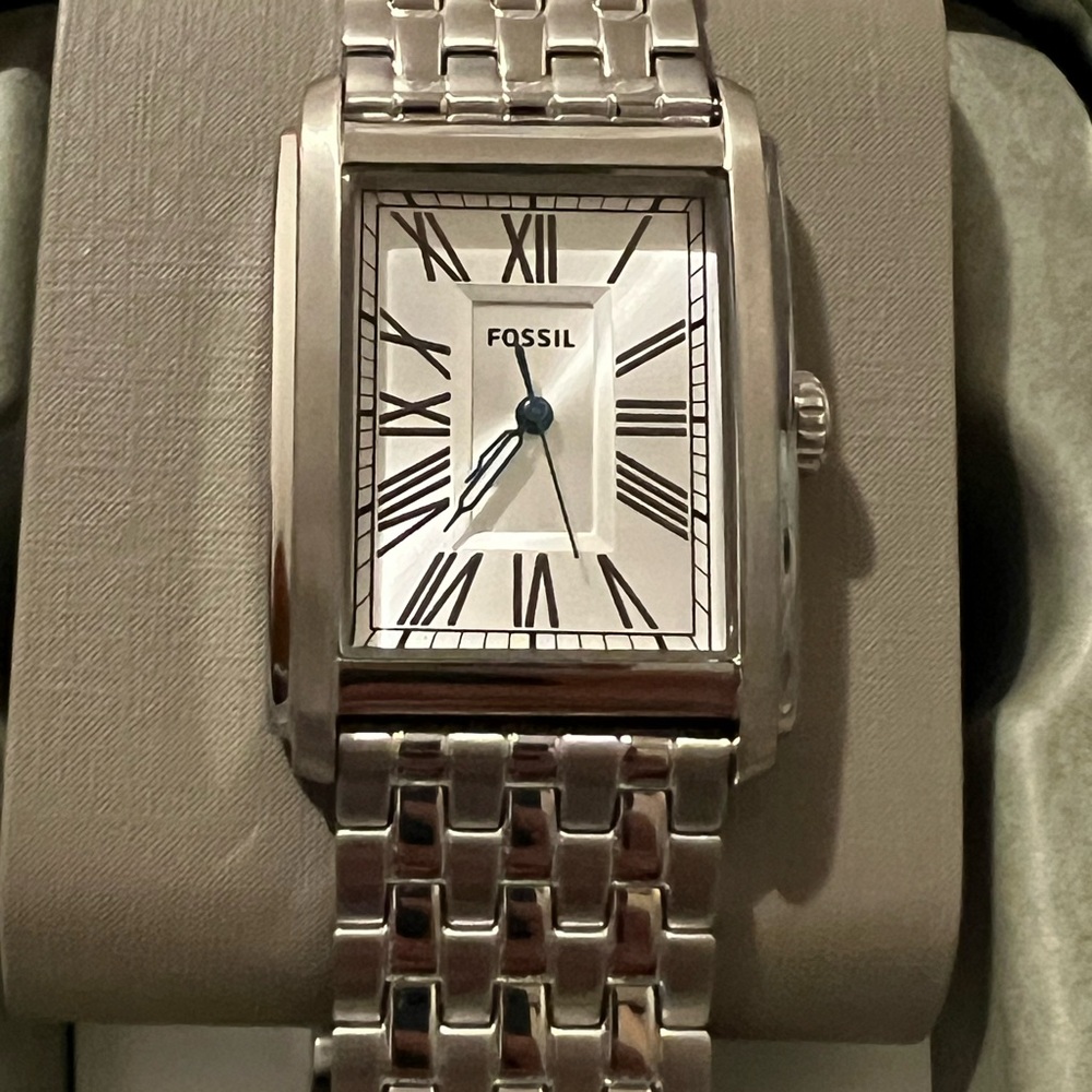 Fossil Carraway Three-Hand Stainless Steel Watch